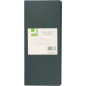 Preview: Visitenkartenbuch 26x11 cm schwarz