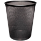 Preview: Papierkorb Metall schwarz