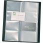Preview: Visitenkartenbuch 26x11 cm schwarz