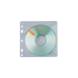 Preview: CD Hülle 40ST transparent gelocht