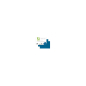 Preview: Einbanddeckel Leder A4 blau