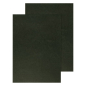 Preview: Einbanddeckel Leder A4 schwarz