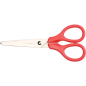 Preview: Bastelschere 13cm rund rot und blau