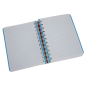 Preview: Collegeblock PP Cover A6 kariert blau