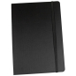 Preview: Notizbuch A5 liniert schwarz
