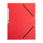 Preview: Gummizugmappe Karton rot