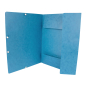 Preview: Gummizugmappe Karton blau