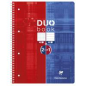 Preview: DUO book Collegeblock A4+, 40 Blatt kariert + 40 Blatt liniert
