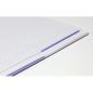 Preview: DUO book Collegeblock A4+, 40 Blatt kariert + 40 Blatt liniert mit Doppelrand -