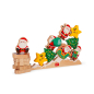 Preview: LEGAMI Ho Ho Ho Balancing Game – Weihnachtliches Stapelspiel aus Holz