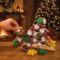 Preview: LEGAMI Ho Ho Ho Balancing Game – Weihnachtliches Stapelspiel aus Holz