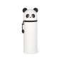 Preview: 2-in-1-Federmäppchen aus Silikon - Kawaii  - PANDA