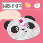 Preview: LEGAMI Reinigungspad für Make-up-Pinsel - Brush it Off! - Panda