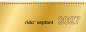 Preview: RIDO Tischkalender 2027 quer gold – Produktabbildung