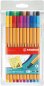 Preview: STABILO Fineliner point 88® Etui, mit 20 Stiften – Produktabbildung