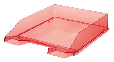 Briefkorb C4 transp.rot