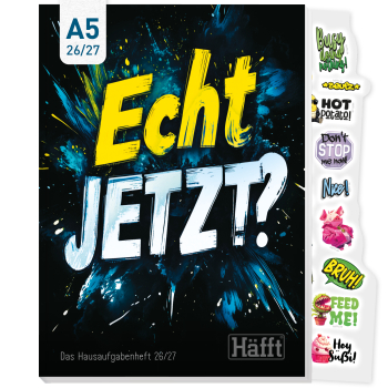HÄFFT Hausaufgabenheft DIN A5 2026/2027 – Klassiker