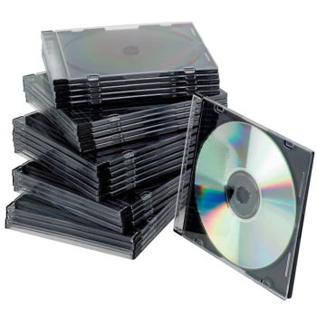 CD Hülle SlimCase 25ST sw/trans