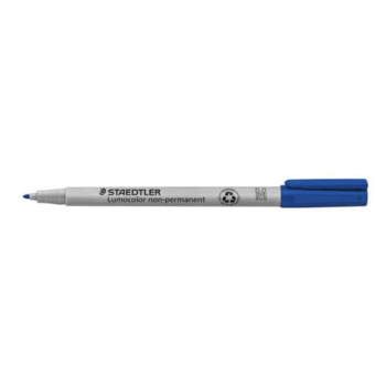 Folienstift Lumocolor M blau non-permanent