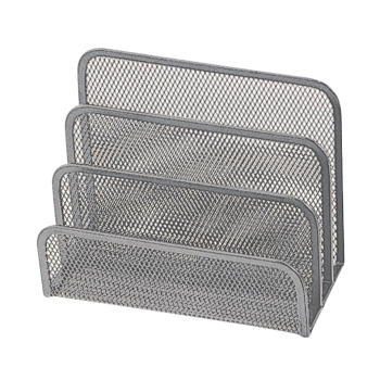Briefständer Metall silber