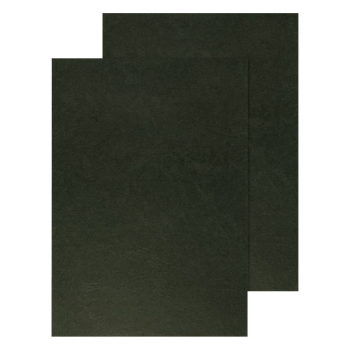 Einbanddeckel Leder A4 schwarz
