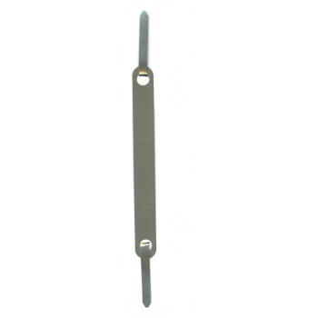Heftstreifen PP 34x150mm 25ST weiß