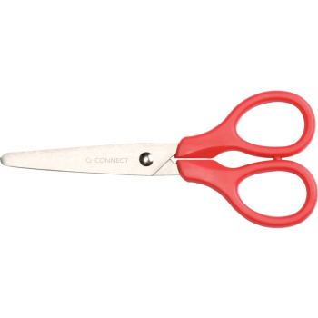 Bastelschere 13cm rund rot und blau