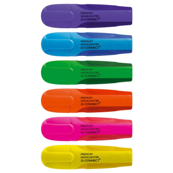 Textmarker Premium 2-5mm Etui 6 St sort.