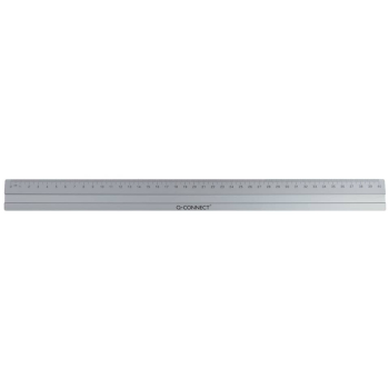 Alulineal 40cm silber