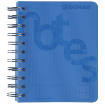 Collegeblock PP Cover A6 kariert blau