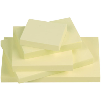 Haftnotizblock 76x102mm gelb