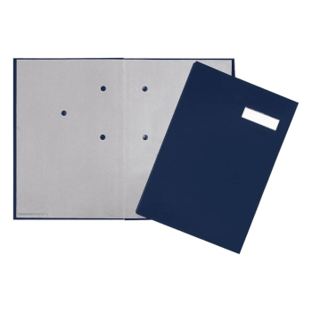 Unterschriftsmappe blau