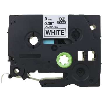 Q-CONNECT Schriftband TZe-221 weiß/sw – Produktabbildung