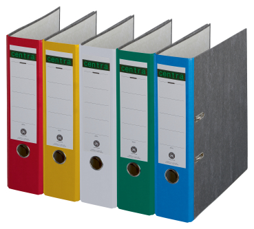 LEITZ Centra Ordner Pappe A4 8cm sortiert 20ST – Produktabbildung