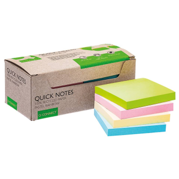 Haftnotizblock 12ST Recycling pastell