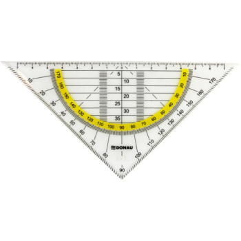 DONAU Geodreieck FLEXI 16 cm ohne Griff