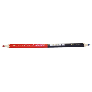 Farbstift-Silbenstift Slim rot/blau