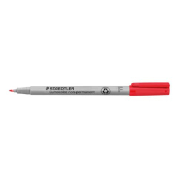 Folienstift Lumocolor F rot non-permanent