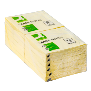 Haftnotizblock 76x76mm gelb