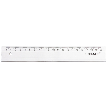 Lineal Plastik 20cm transparent