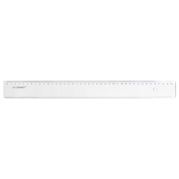 Lineal Plastik 40cm transparent