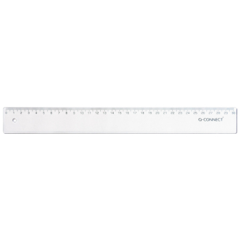 Lineal Plastik 30cm transparent