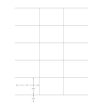 Universaletikett 70,0x50,8 wss
