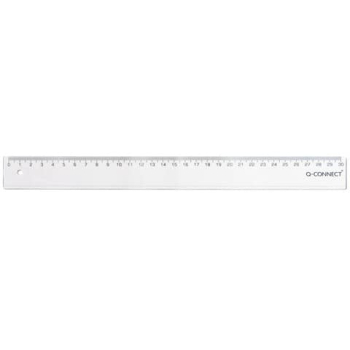 Lineal Plastik 30cm transparent