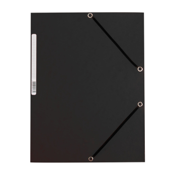 Gummizugmappe Karton schwarz