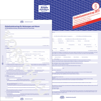 ZWECKFORM Mietvertrag A4 SD
