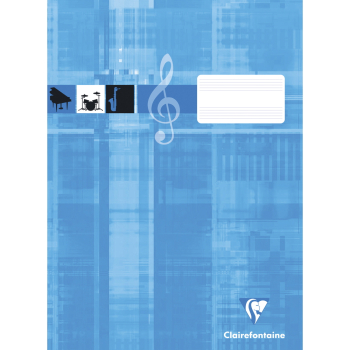 CLAIREFONTAINE Musik Notenheft A4 8BL 90g