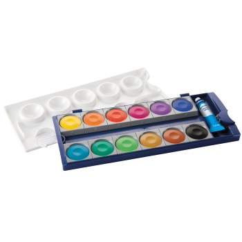 PELIKAN Deckfarbkasten mit 12 Farben + Deckweiß