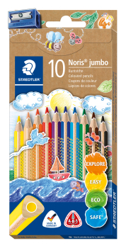 STAEDTLER Buntstift Noris Jumbo 10ST – Produktabbildung