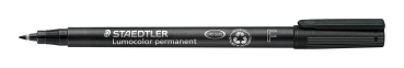 Folienstift Universalstift Lumocolor permanent, schwarz